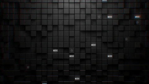 VJ Loop Blinking Wall Stock Footage 87260824