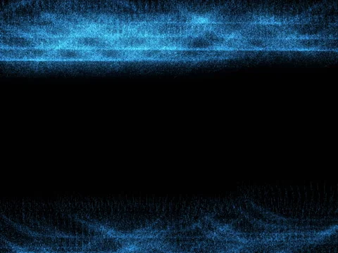 Vj Loop Blue Noise Glitch Stock Footage 77371544