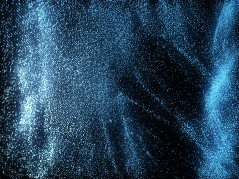 Vj Loop Blue Noise Space Stock Footage