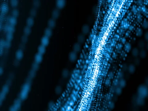 Vj Loop Blue Noise wave Video stock 77371598