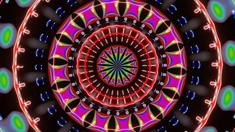 VJ Loop A bright shimmering decoration for holidays and shows Stock Footage 173417222