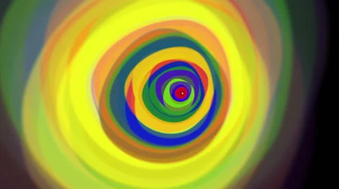 VJ Loop Circular Color rings Stock Footage 50600529