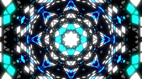 VJ Loop Color Kaleidoscope 3 库存影片 56739545