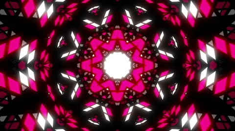 VJ Loop Color Kaleidoscope 4 库存影片 56739665