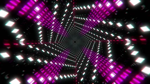 VJ Loop Color Tunnel 库存影片 57248385