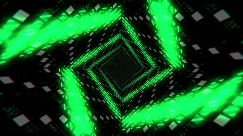 VJ Loop Color Tunnel 库存影片 57248392