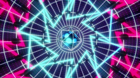 VJ Loop Colorful Core 2 库存影片 51775593