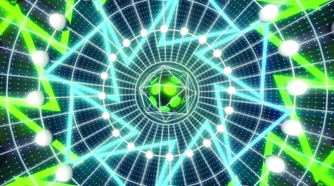 VJ Loop Colorful Core 4 库存影片 51775815