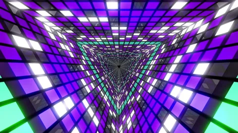 VJ Loop Colorful Tunnel 3 库存影片 53233343