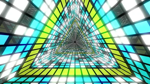 VJ Loop Colorful Tunnel 4 库存影片 53233363
