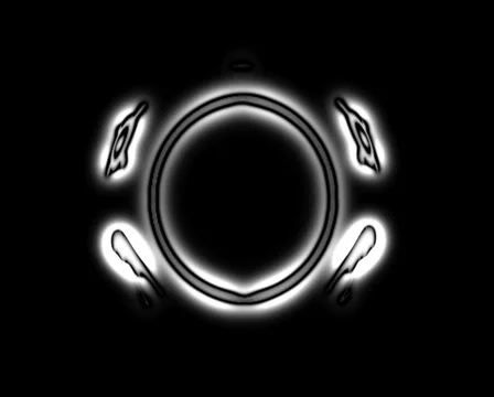 VJ LOOP - Creepy Flashing Circle Stock Footage 42126913