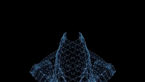 VJ Loop - Digital Plexus Data Networks Abstract Motion Background Stock Footage 82720340