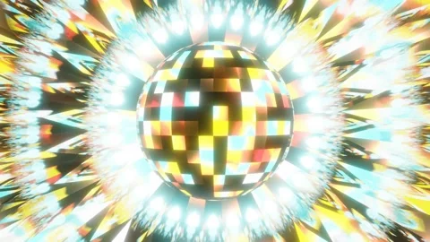 VJ Loop Disco Ball 4K Stock Footage 221164797