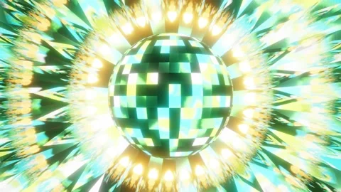 VJ Loop Disco Ball 4K Stock Footage 221164801