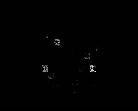 VJ Loop - Distorted Triangle Stock Footage 12319044