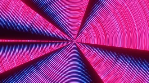 VJ Loop Divergent rotating pink rays Video stock 173411349