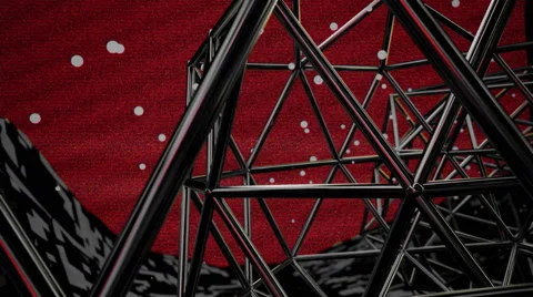 VJ loop Endless loop background, a bit abstract. Tunnel AT 4k RED Video stock 56483384