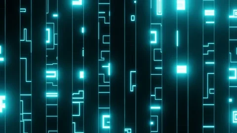 VJ Loop Falling Down Abstract Lines. Stock Footage 165033209