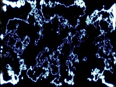 Vj Loop Fire Blue Stock Footage 76883558