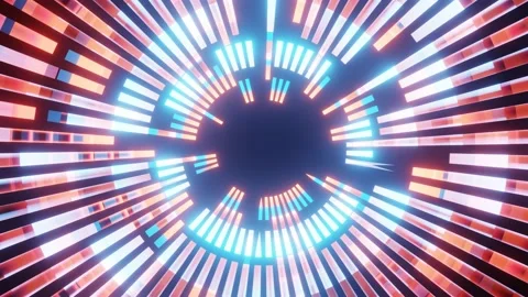 VJ Loop Flickering Rays Of Light. Stock Footage 166863072