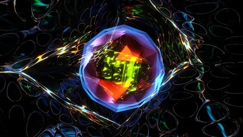 VJ loop Flight of glass NFT. Stock Footage 163256578