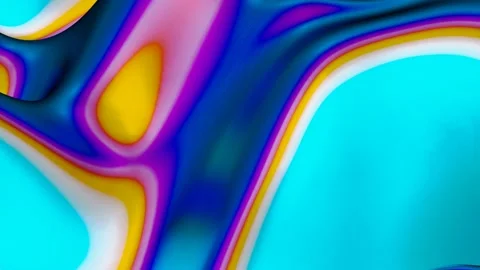 VJ Loop is a flow of abstract multicolored waves. Vídeo Stock 159267517