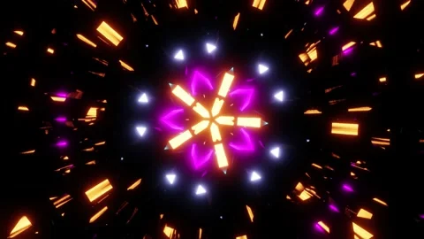 VJ LOOP flower fantasy Stock Footage 146887272
