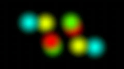 Vj loop - flying balls background Stock Footage 366023