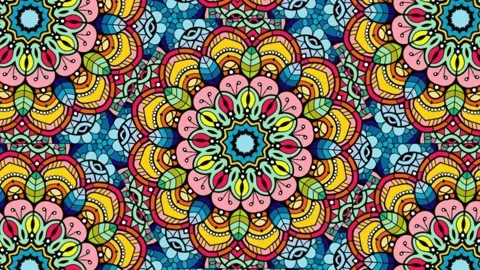 Vj loop footage mandala Stock Footage 170505641