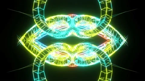 VJ Loop Fun Grid Stock Footage 148146016