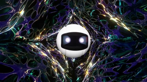 VJ loop is a fun robot scout in the tunnel. Stock Footage 163256601