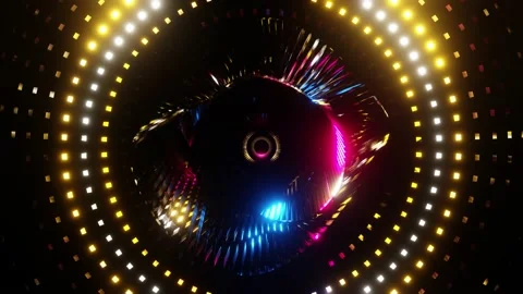 VJ LOOP galactic neon fantasy Stock Footage 146887322