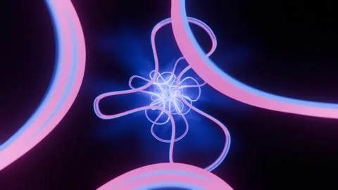 Vj loop, geometric transparent background, blue shapes Vidéo 274848663