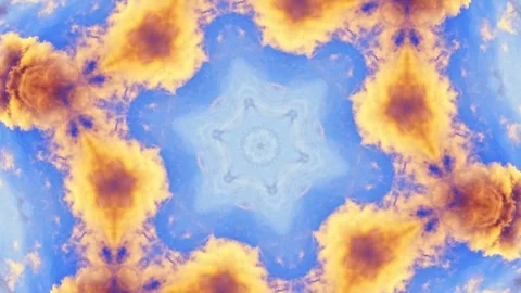 A vj loop of geometrical psychedelic mandala pattern Stock-Footage 250267961