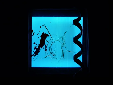 Vj Loop Glitch Display Stock Footage 76882637