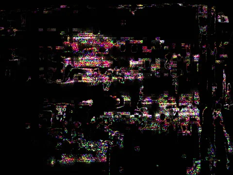 Vj Loop Glitch Video stock 77253575