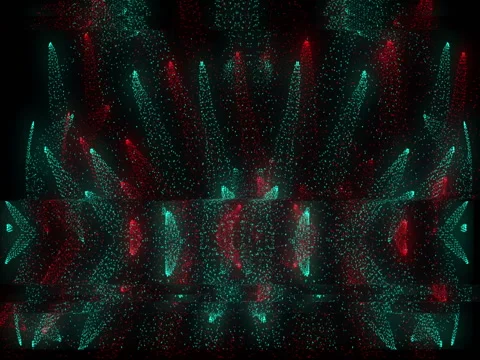Vj Loop glitch organic Stock Footage 77253899