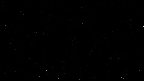 VJ Loop glittering gold dust star particles flow on black background Stock Footage 306756477