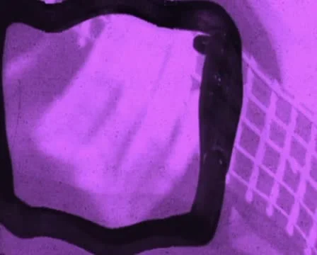 VJ Loop Guitar frets and fingers,hand drawn graphic frame. Stock Footage 12192922