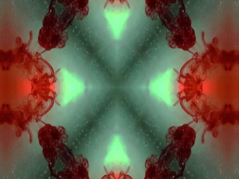 Vj Loop Ink Spin Stock Footage 77369584