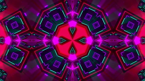VJ Loop Kaleidocubes 1 库存影片 61282364
