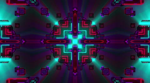 VJ Loop Kaleidocubes 3 库存影片 61282397