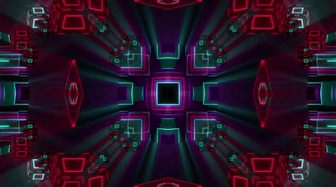 VJ Loop Kaleidocubes 6 库存影片 61282513