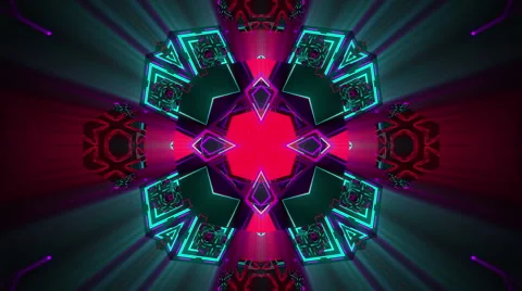 VJ Loop Kaleidocubes 7 库存影片 61282531