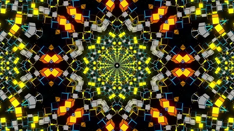 VJ Loop Kaleidoscope 05 库存影片 53053481