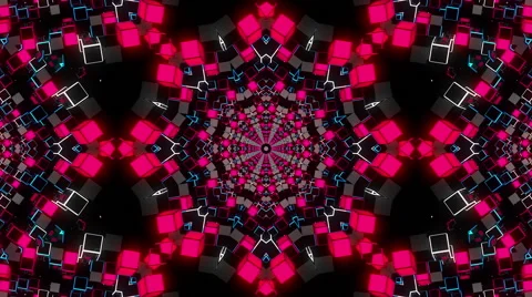 VJ Loop Kaleidoscope 07 库存影片 53056659