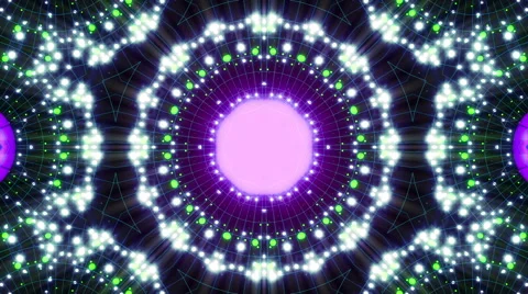 VJ Loop Kaleidoscope 20 库存影片 52002581