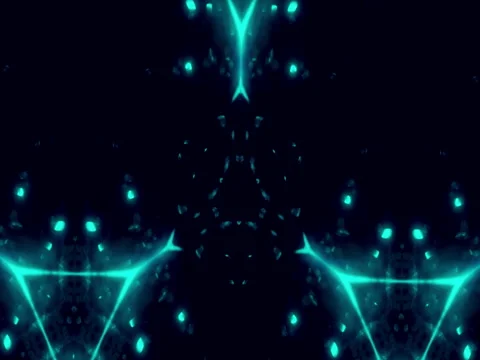 Vj Loop kaleidoscope dark Video stock 77372957