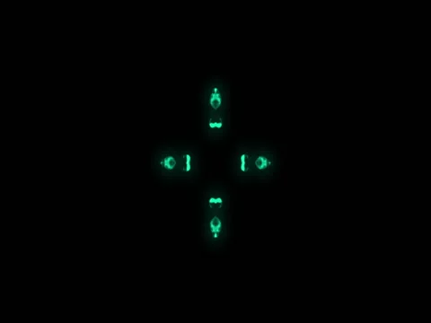 Vj Loop Kaleidoscope ink Stock Footage 77325495