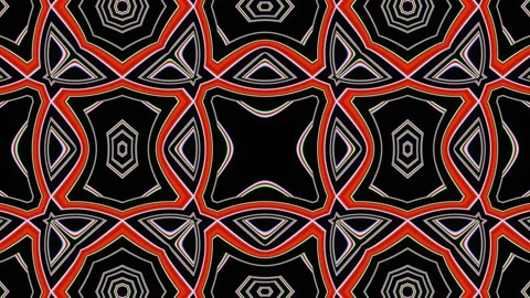 VJ Loop Kaleidoscopic multicolored looped pattern Stock-Footage 191962489